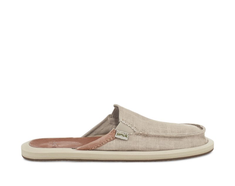 Sanuk You Got My Back Hemp Slipper - Sanuk Shoes Womens Beige - Philippines YVROJX801